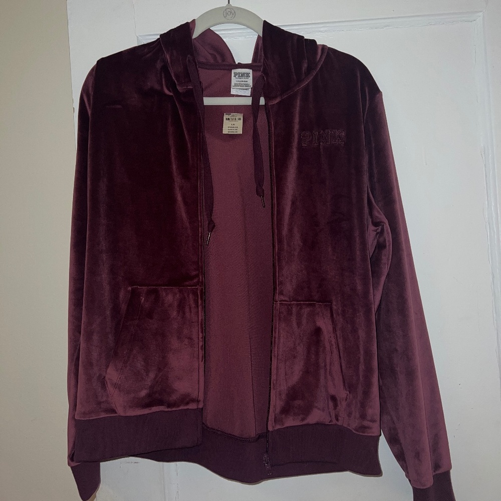 Victoria’s Secret velour track jacket